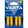 Elem AA ceruza LR06 Longlife 4 db/csomag, Varta