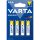 Elem AAA mikro LR03 Energy 4 db/csomag, Varta