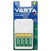 Elemtöltő, akku Plug töltő + 4 db AA 2100 mAH Varta