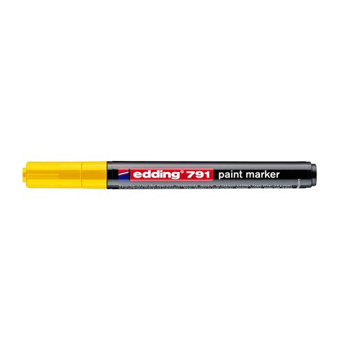 Lakkmarker 1-2mm, kerek Edding 791 sárga