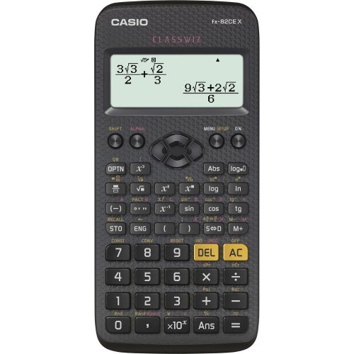 Számológép tudományos 379 funkcióss Casio FX 82 CE X  fekete